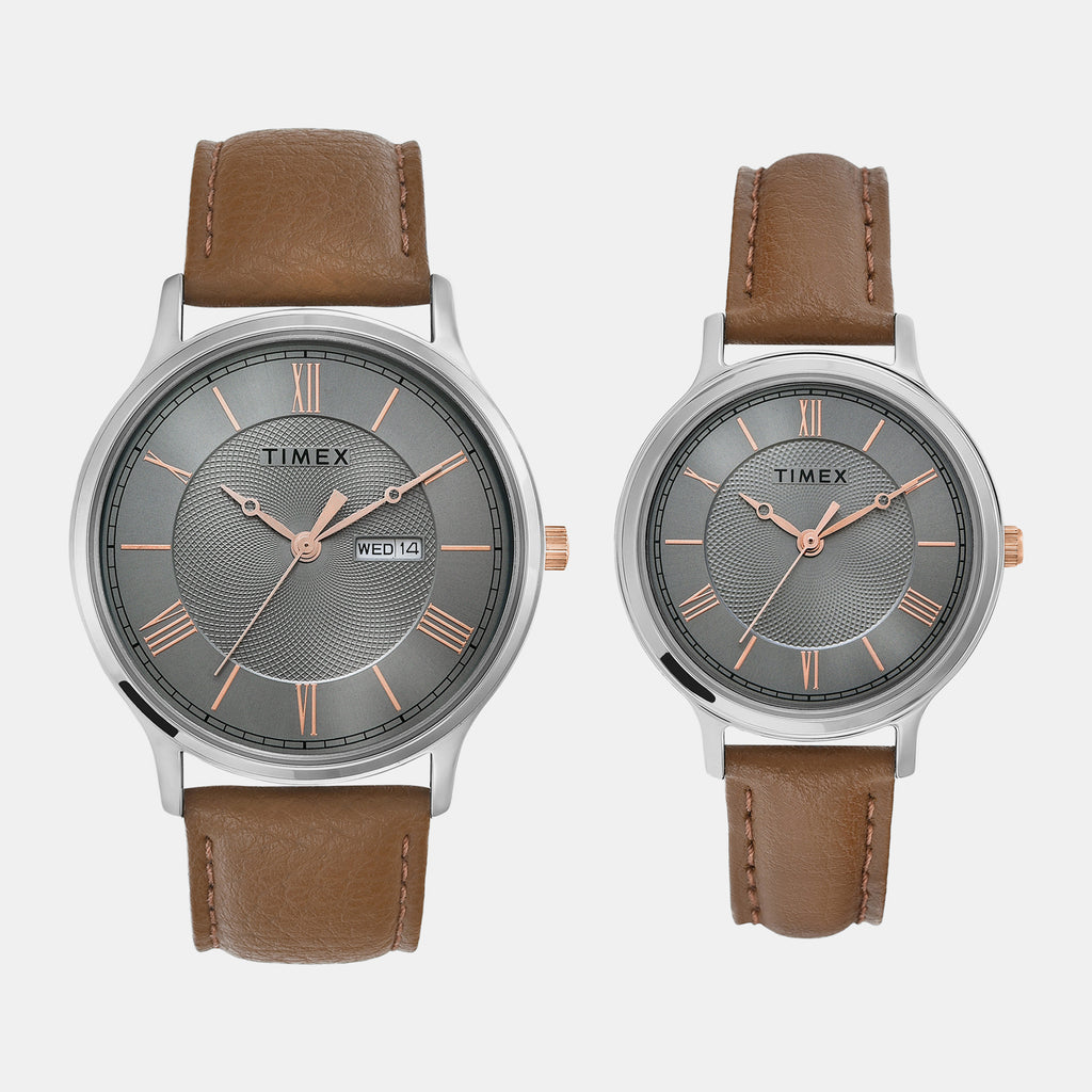 Timex Round Grey Analog watch