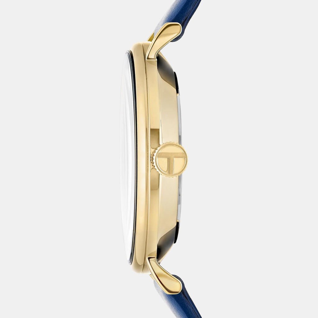 Men Quartz White Dial Chronograph Leather Watch BKPPGF207