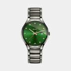 Rado Round Green Chronograph watch