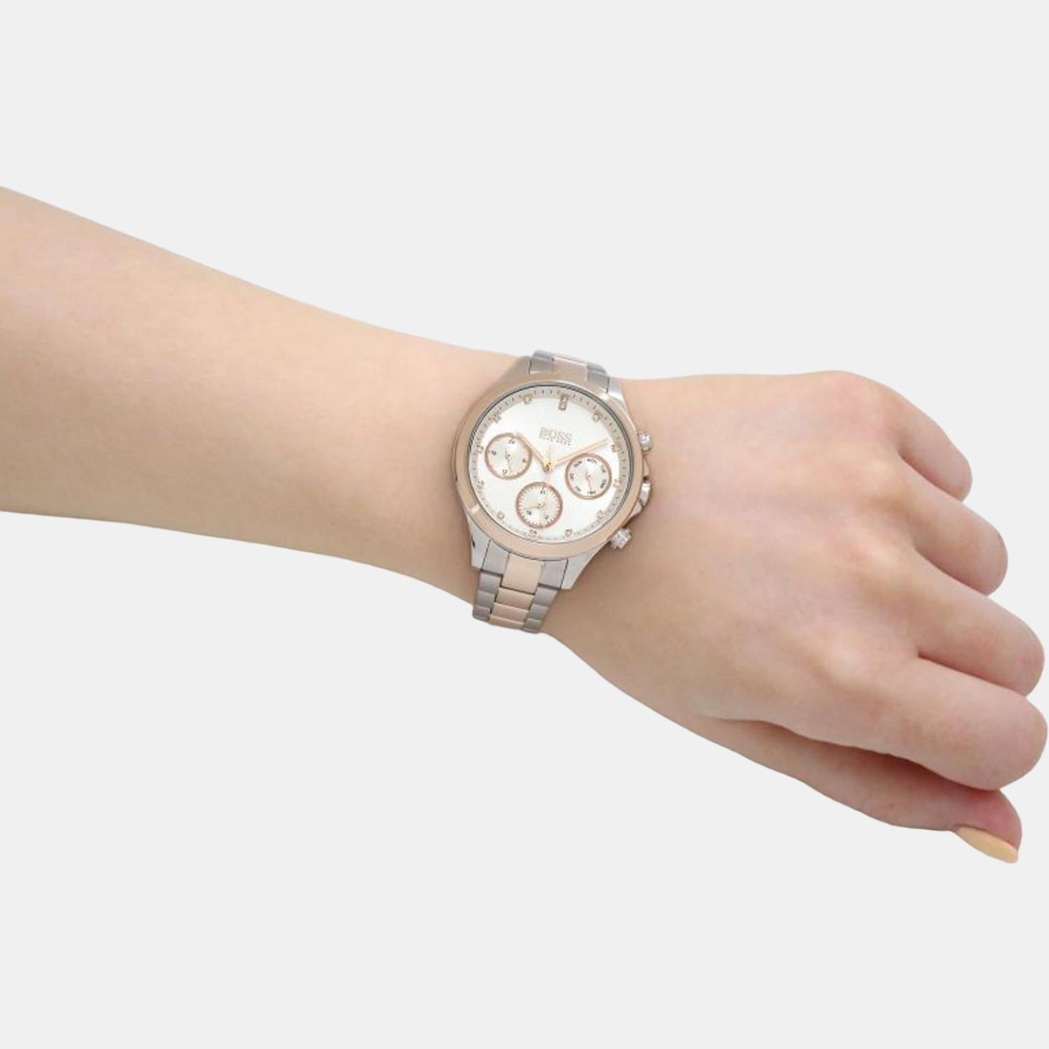 Boss 38 mm Silver Quartz watch