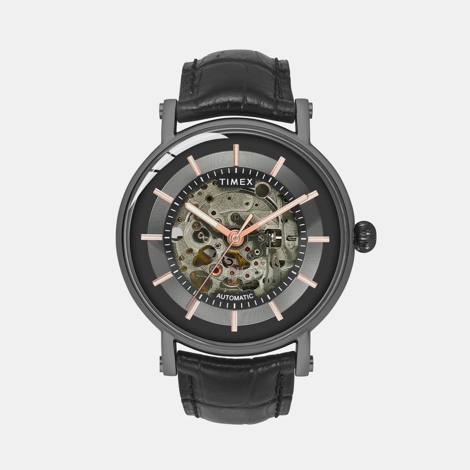 Timex Round Black Analog watch