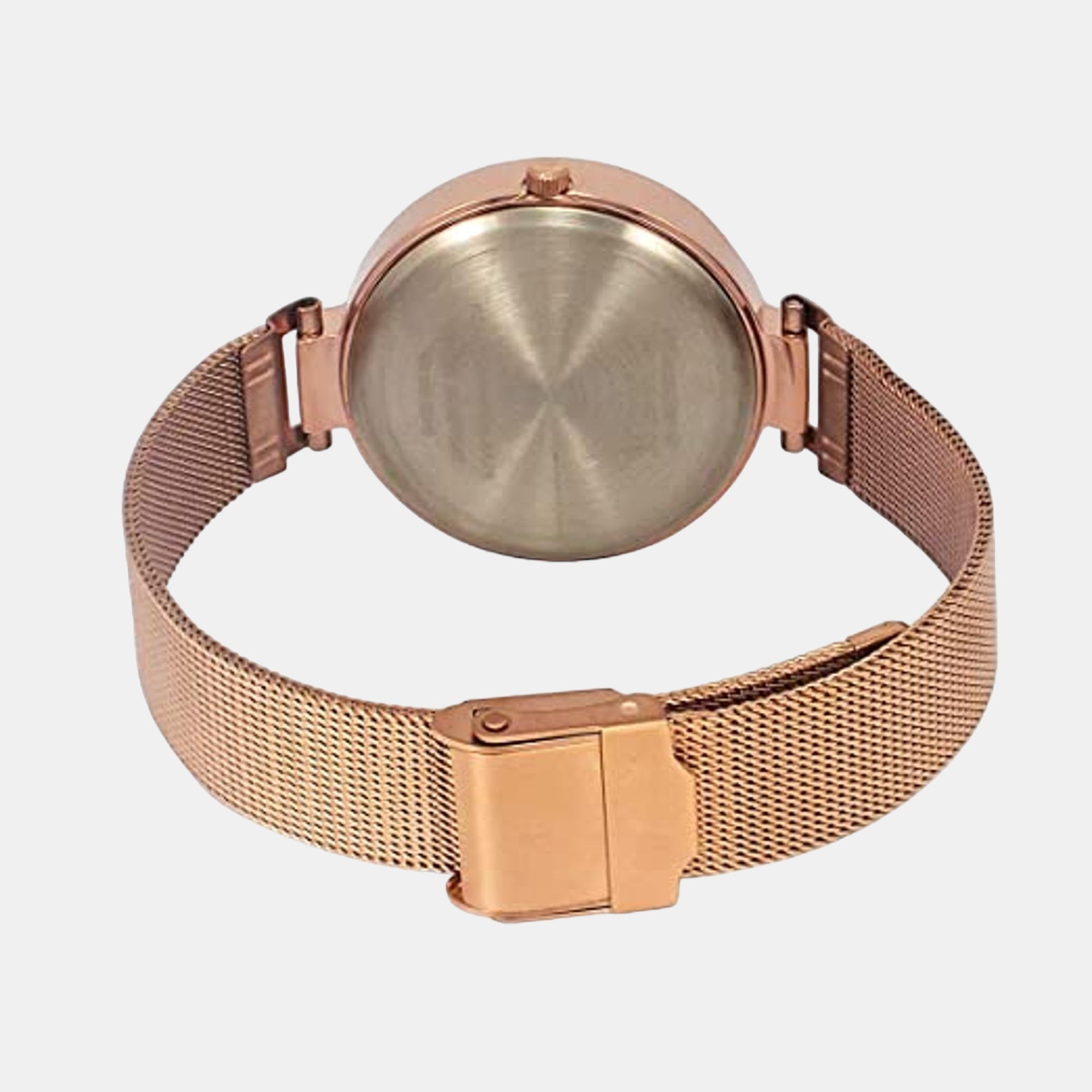 Fashion Women Quartz Pink Dial Chronograph Stainless Steel Watch TW000X242