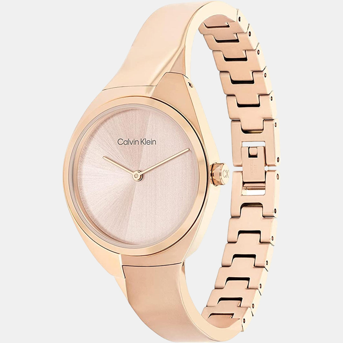 Charming Women Quartz Pink Dial Analog Stainless Steel Watch 25200236