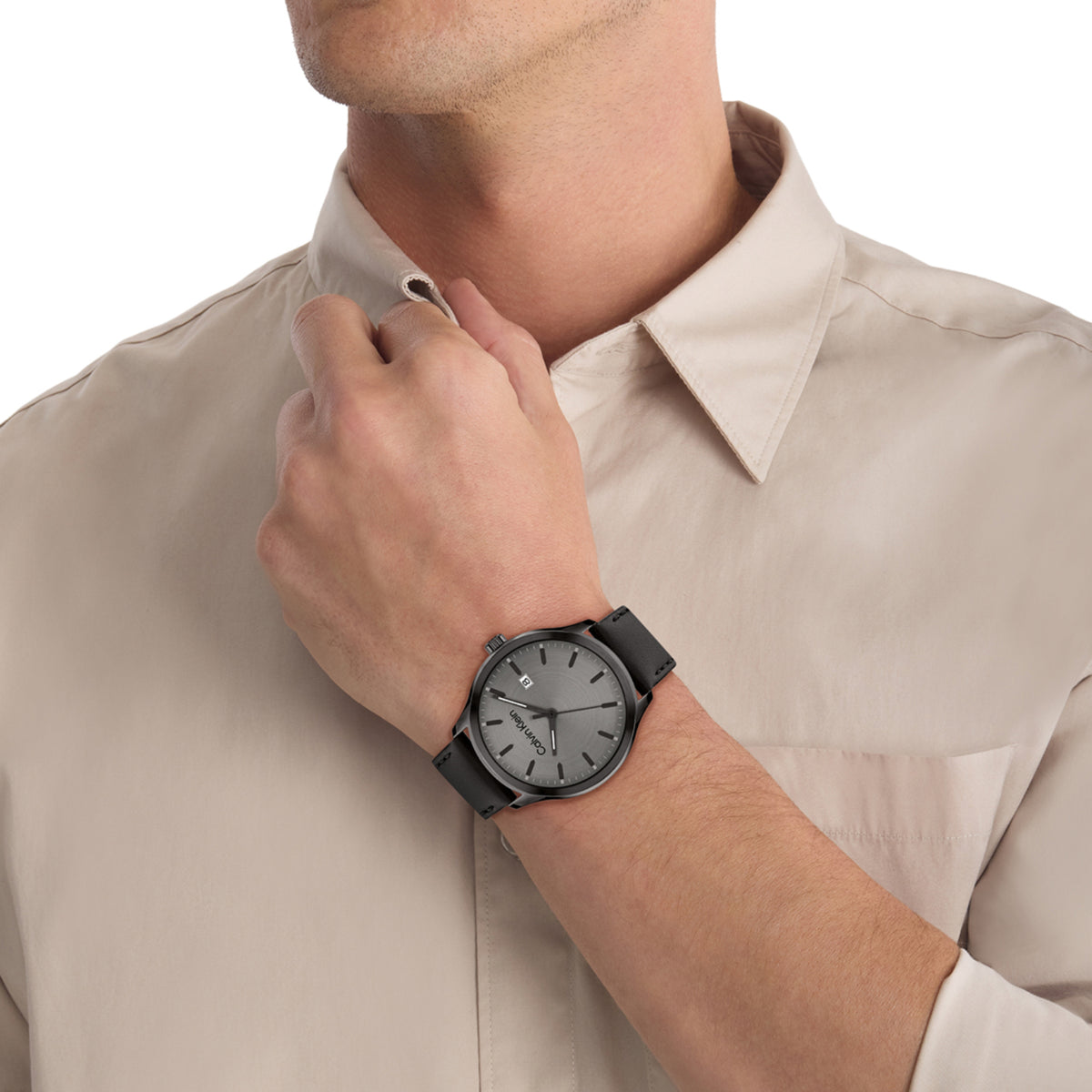 Calvin Klein Stainless Steel Round watch