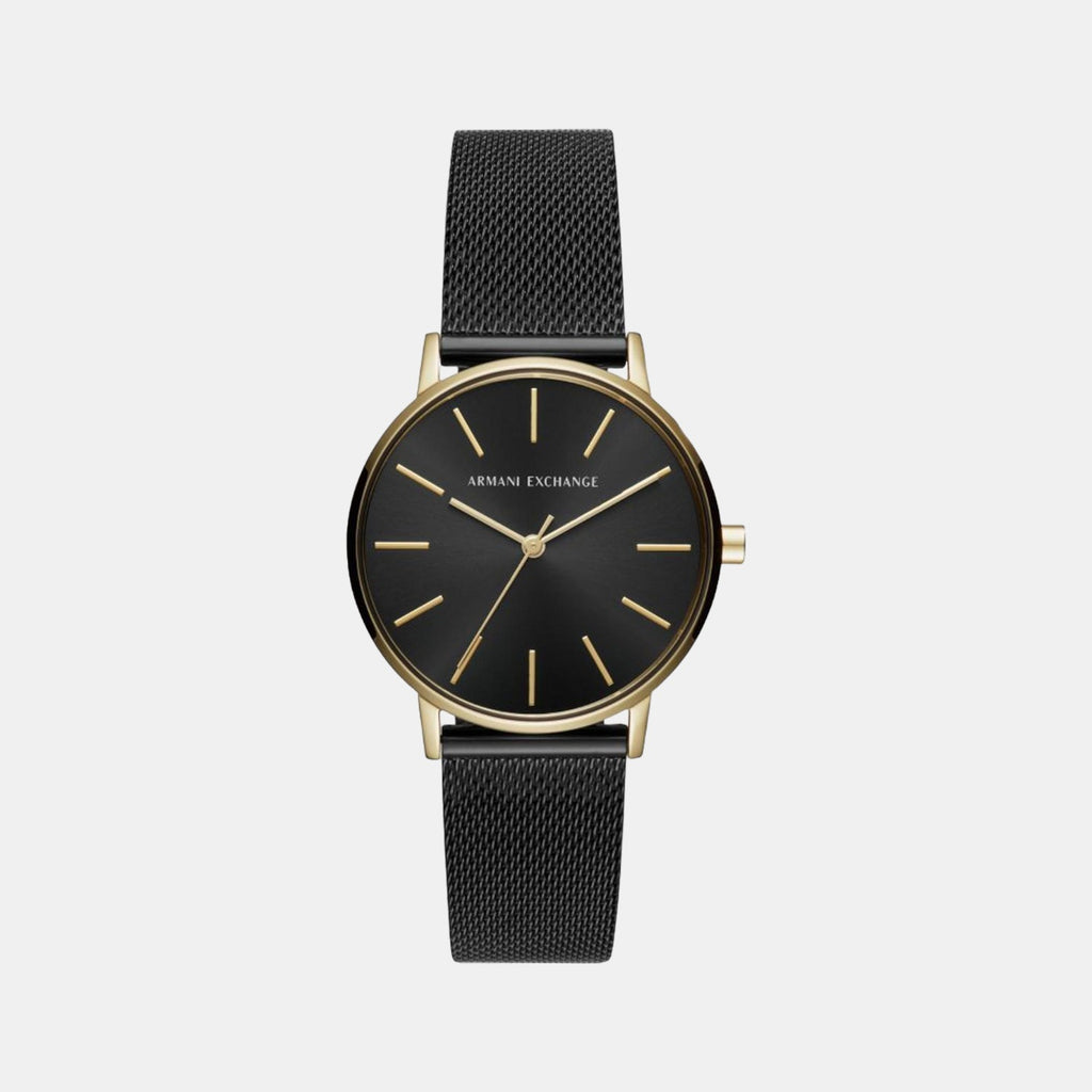 Armani Exchange Round Black Analog watch