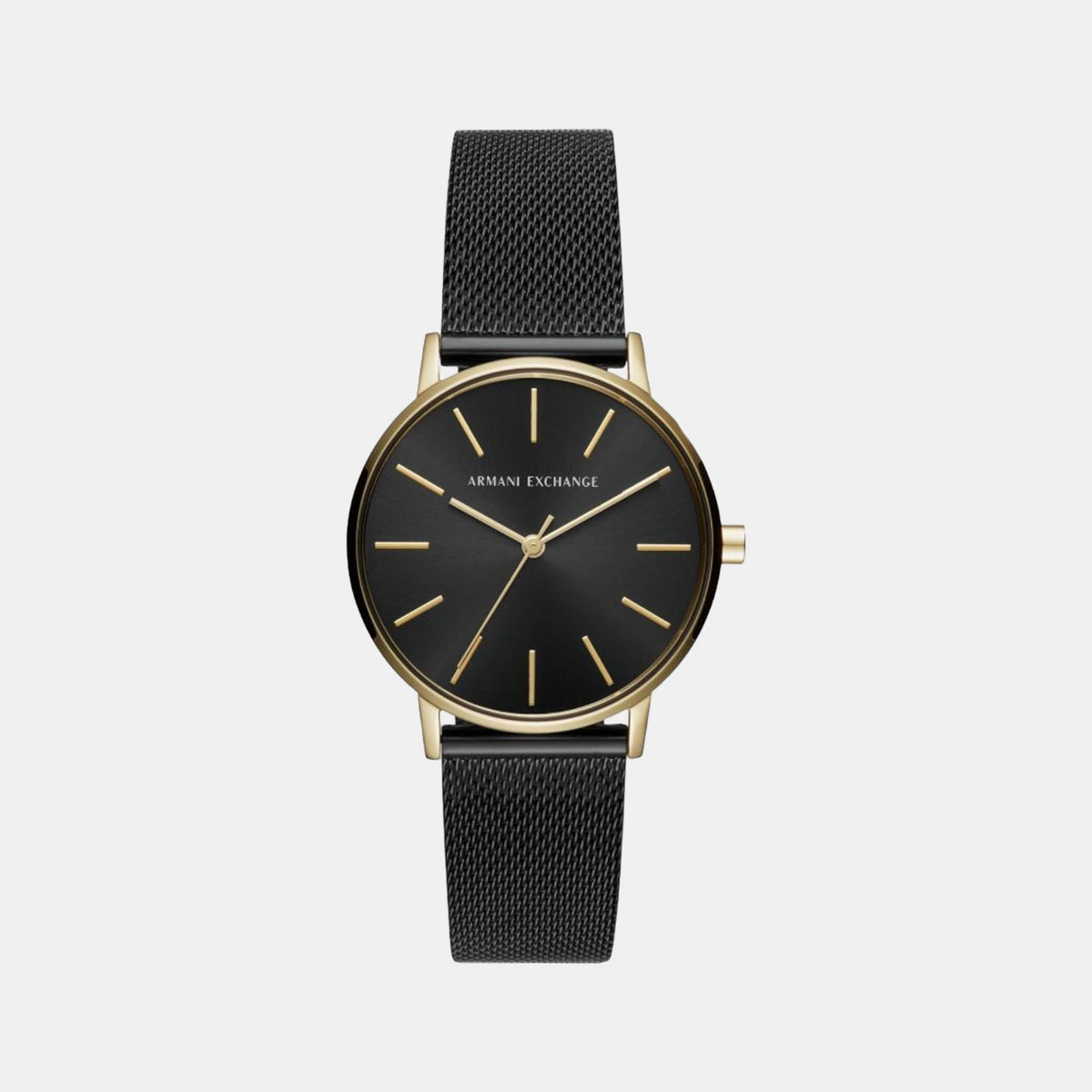 Armani Exchange Round Black Analog watch