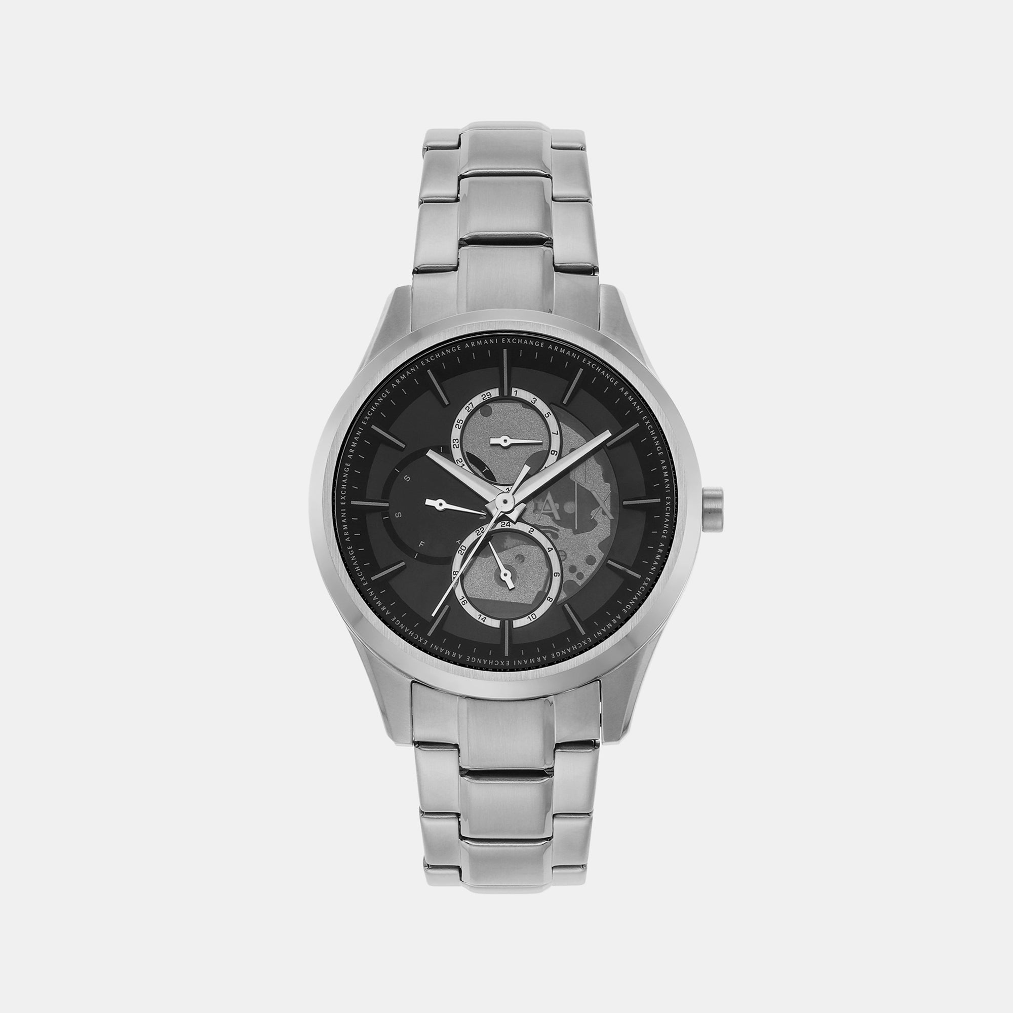 Armani Exchange Round Black Chronograph watch