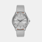 Armani Exchange Round Silver Analog watch