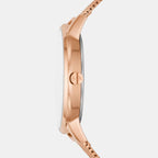 Armani Exchange Women Round Rose Gold watch