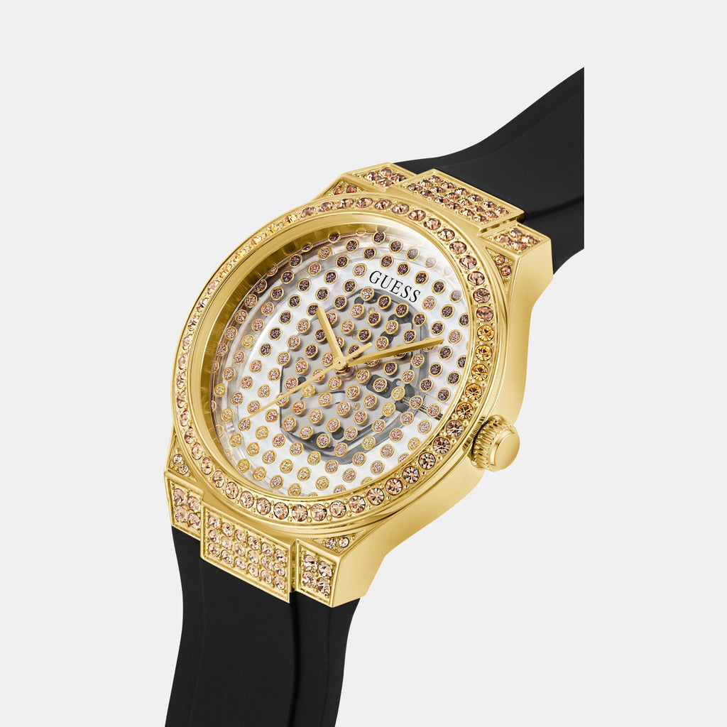 Guess Stainless Steel Round watch