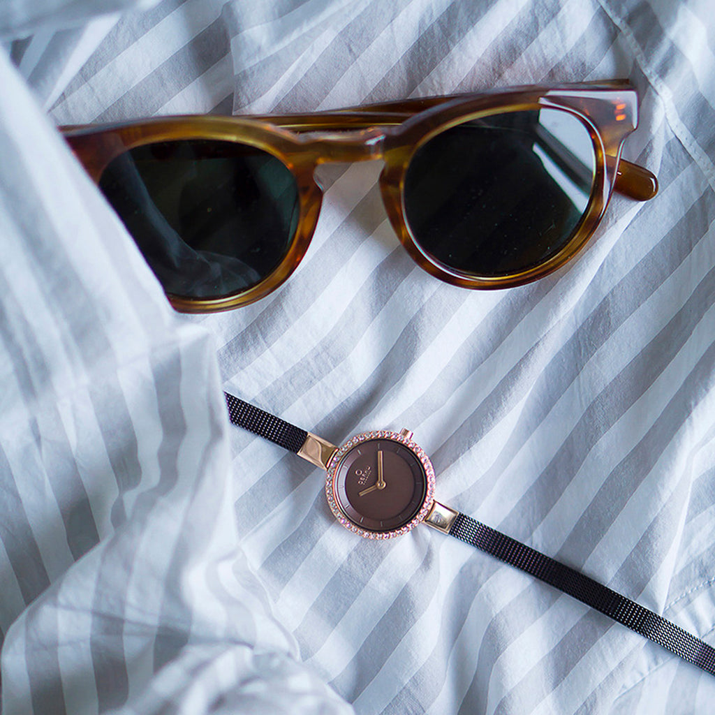 Obaku Brass Round watch