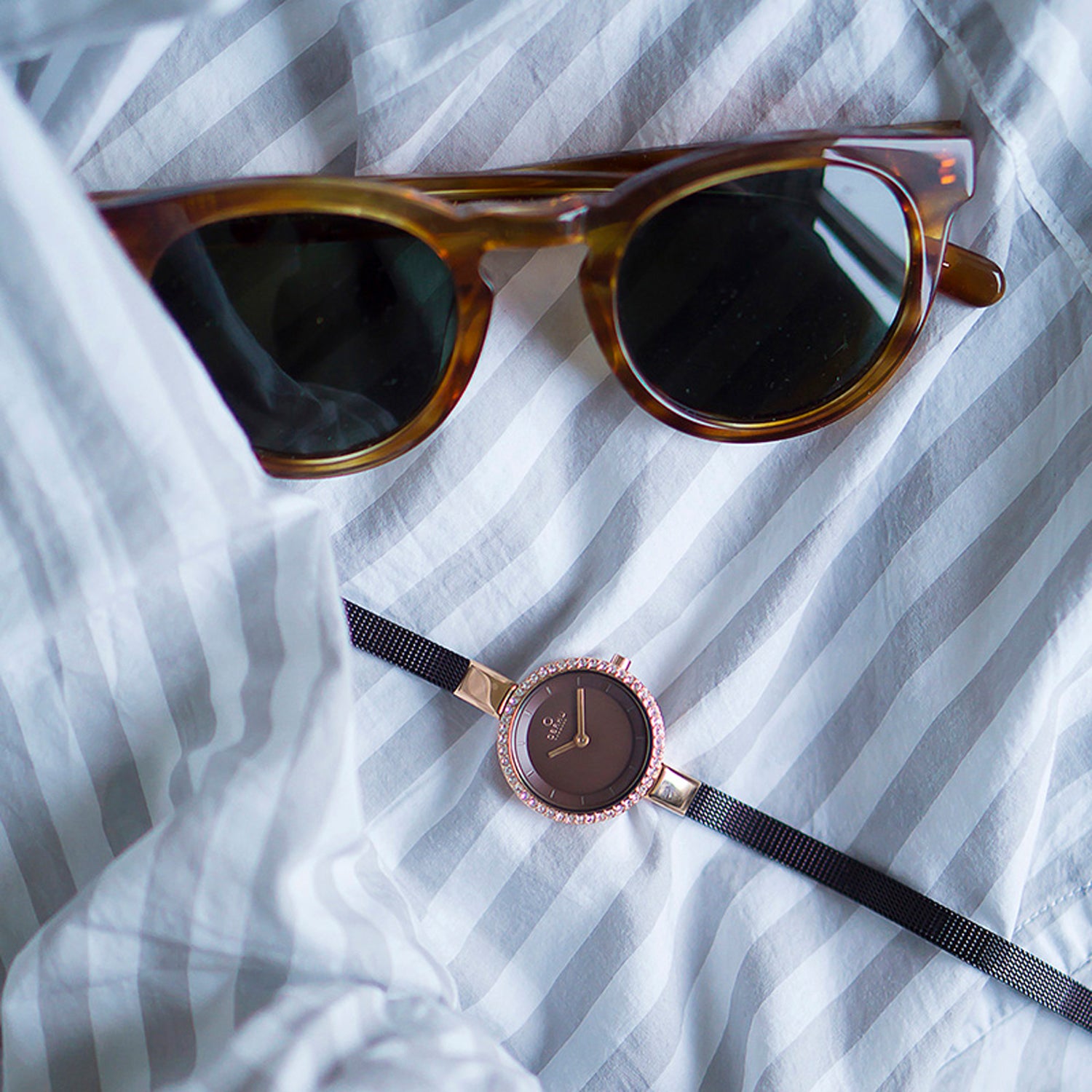 Obaku Brass Round watch