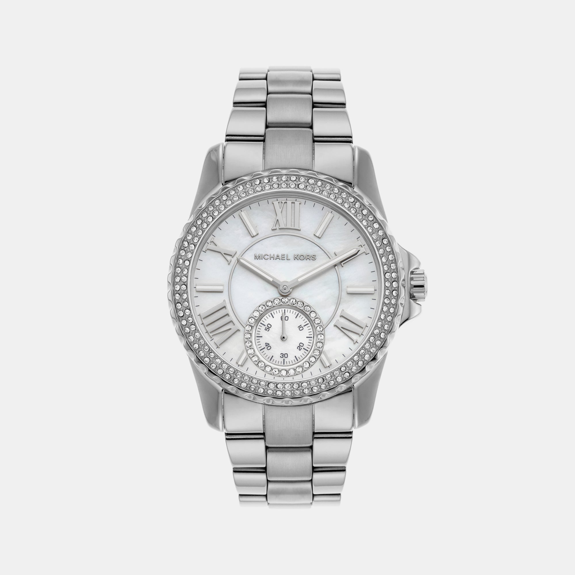 Female Everest Three-Hand Stainless Steel Watch MK7403 – Just In Time