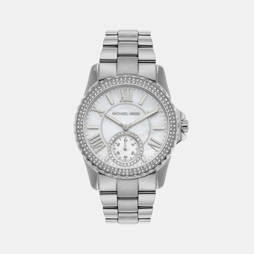 Michael Kors Round Silver Analog watch