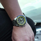 Promaster Men Quartz Blue Dial Chronograph Stainless Steel Watch JY8125-54L