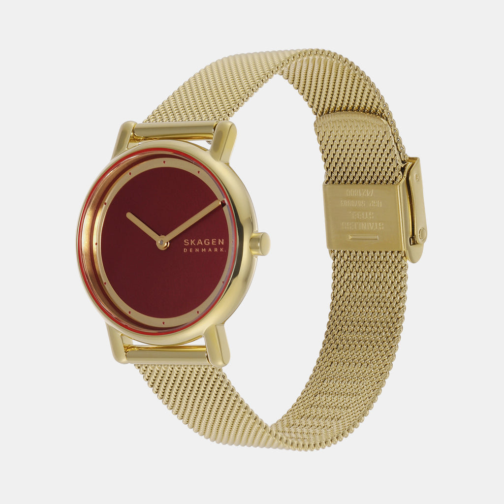 Skagen Women Round Red watch