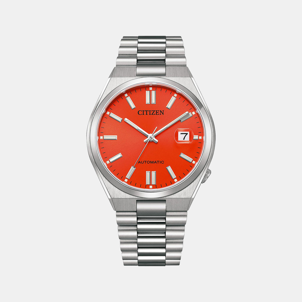 Citizen Round Orange Analog watch