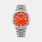 Citizen Round Orange Analog watch