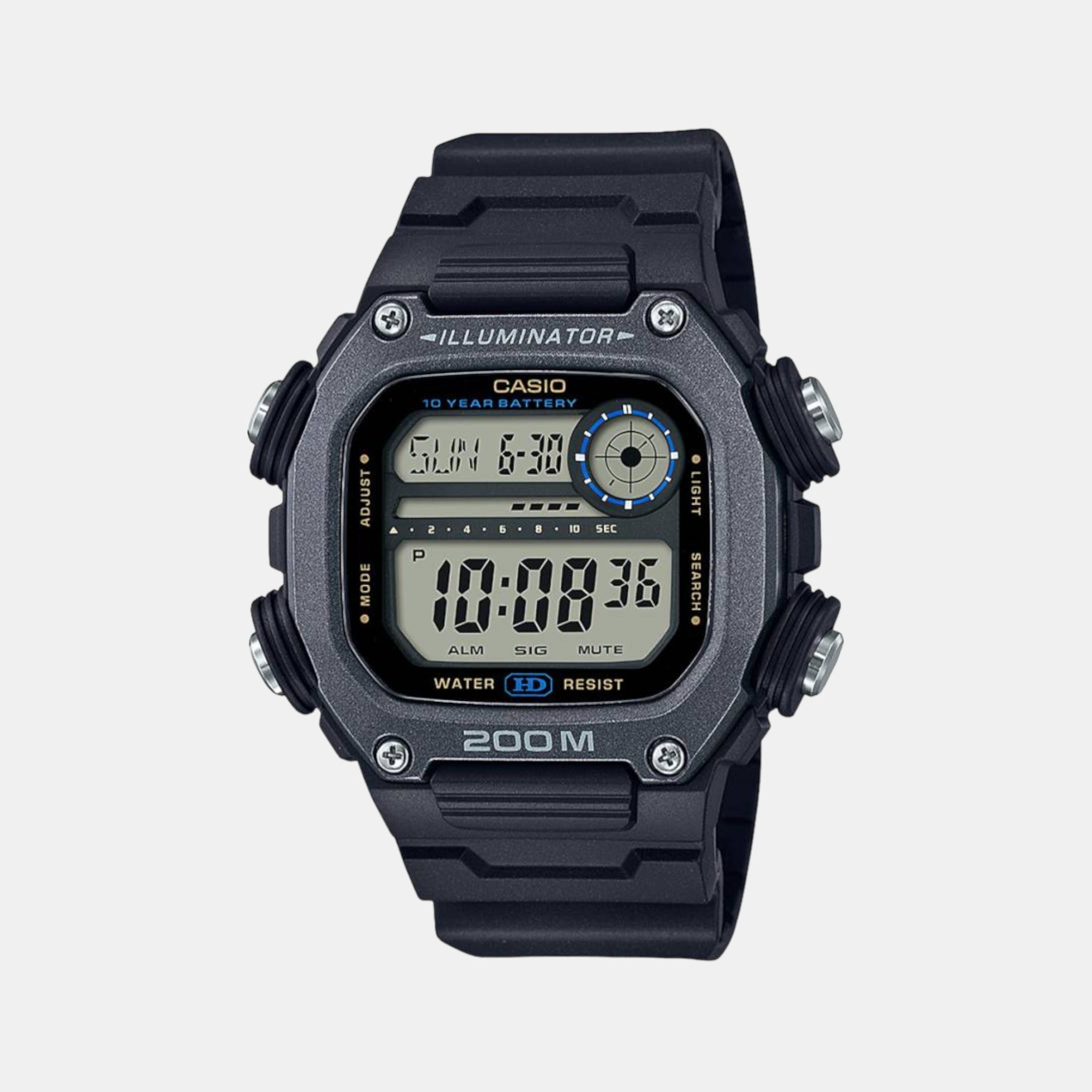 Male Digital Resin Watch I124