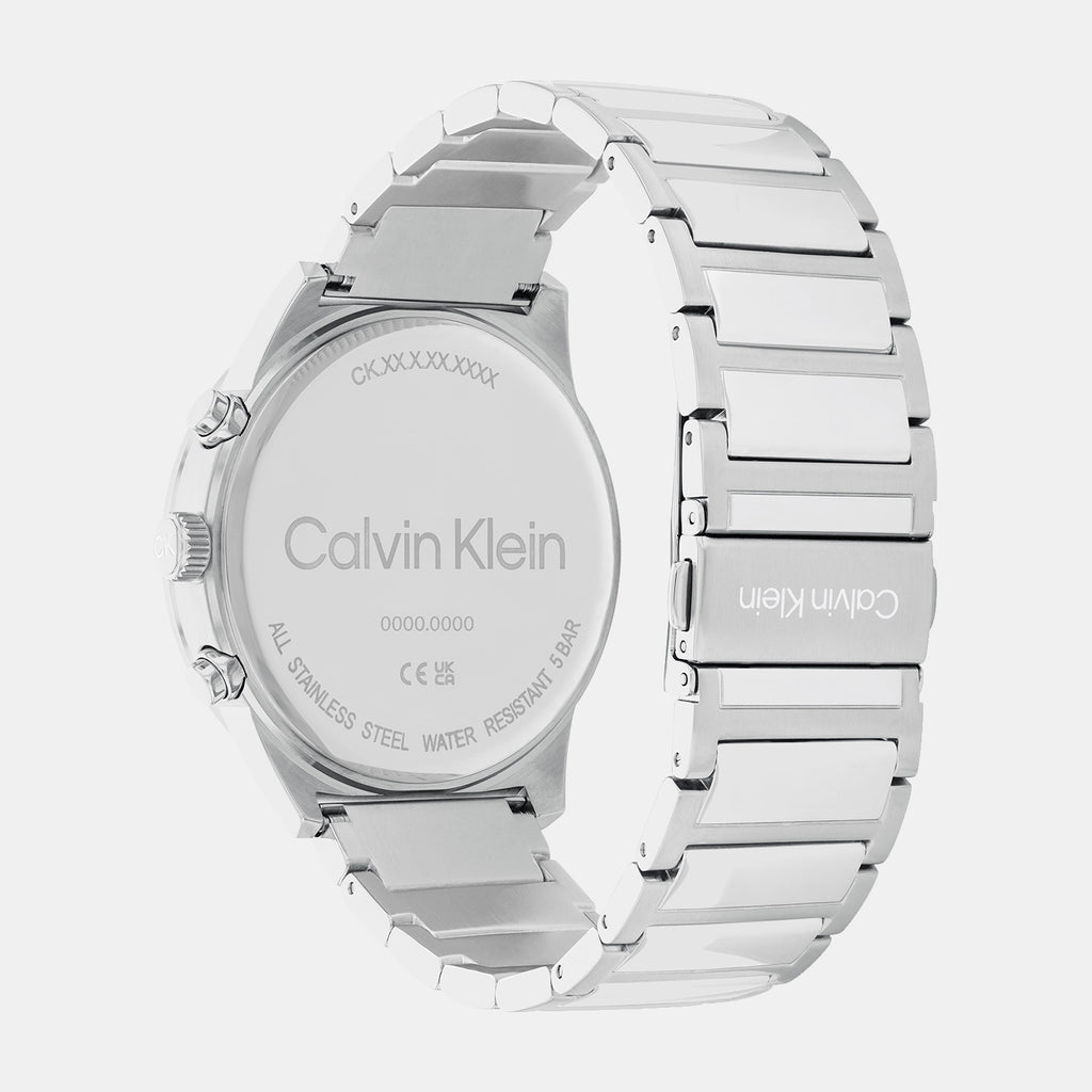Calvin Klein Men Round Blue watch