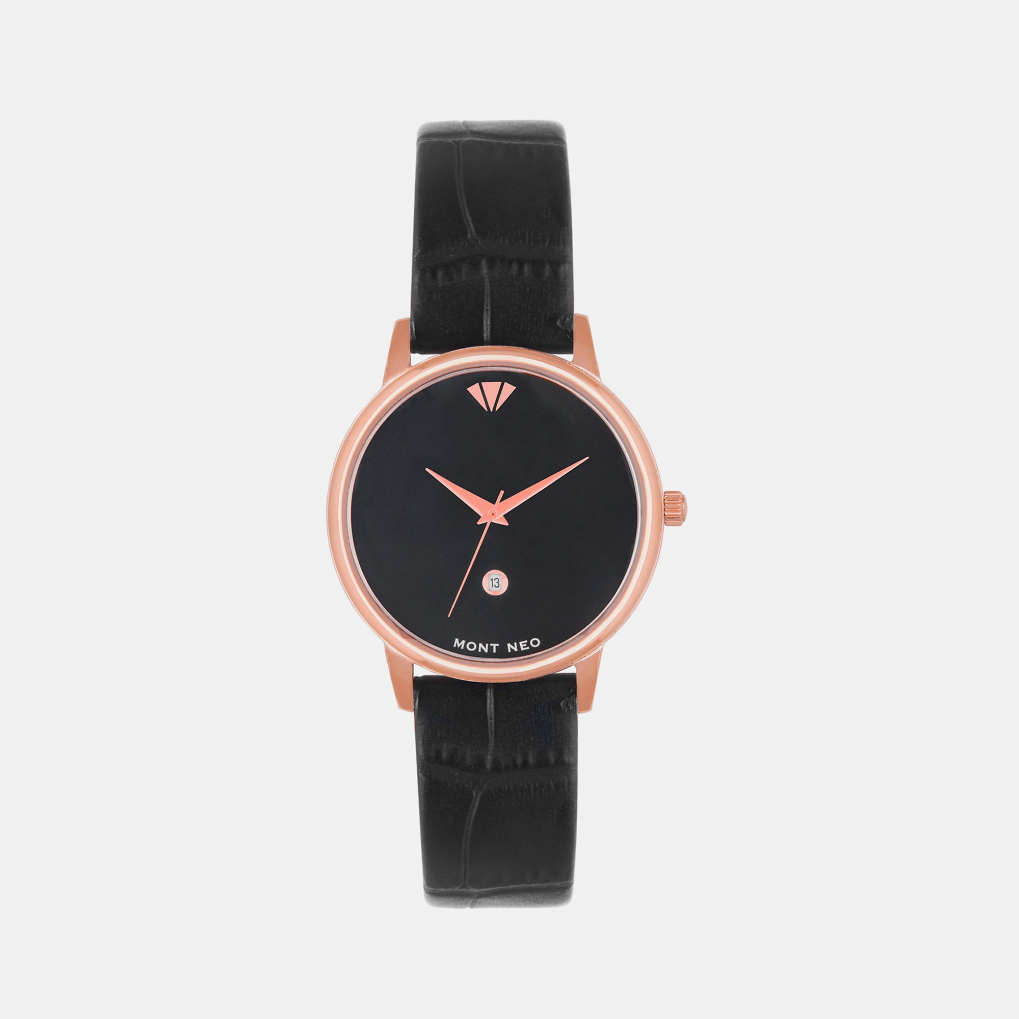 Mont Neo Round Black Analog watch