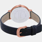 Sheen Women Quartz Black Dial Analog Leather Watch SX274