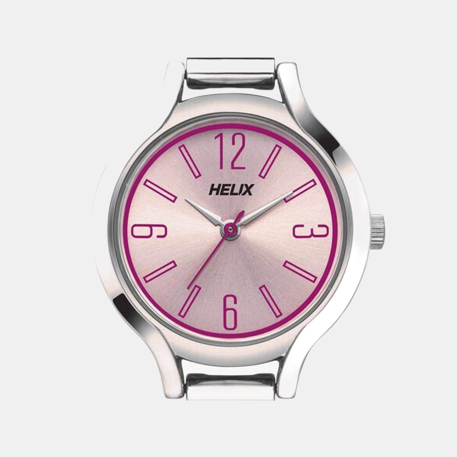 Helix Stainless Steel Round watch