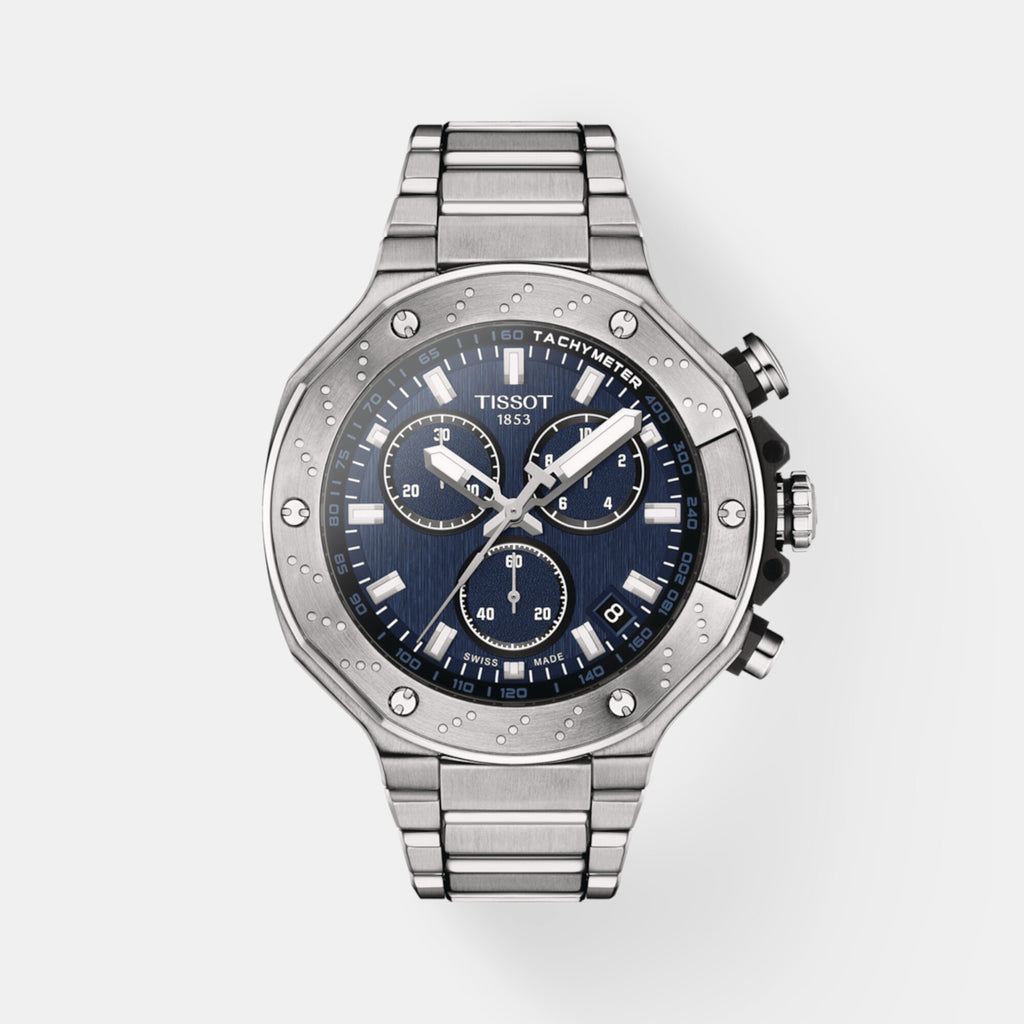 Tissot Round Blue Analog watch