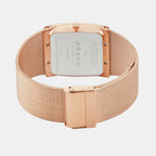 Obaku Men Square Rose Gold watch
