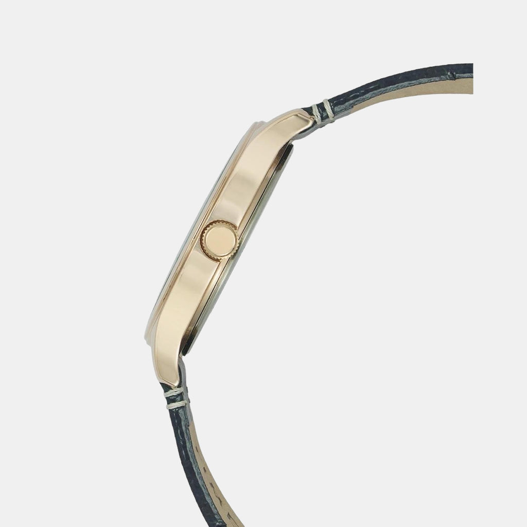 Timex Leather Blue watch