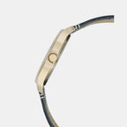 Timex Leather Blue watch