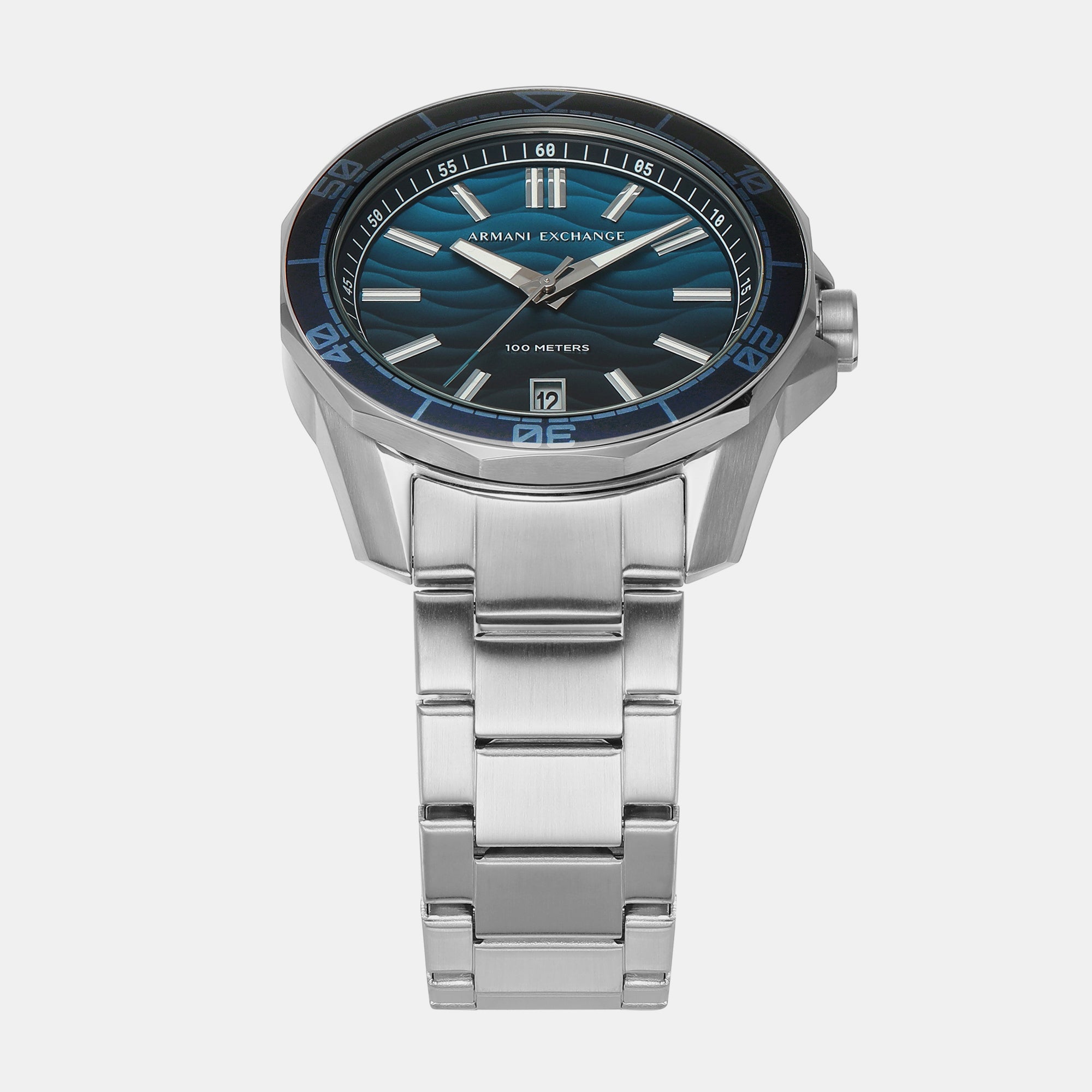 Armani exchange outlet blue face watch