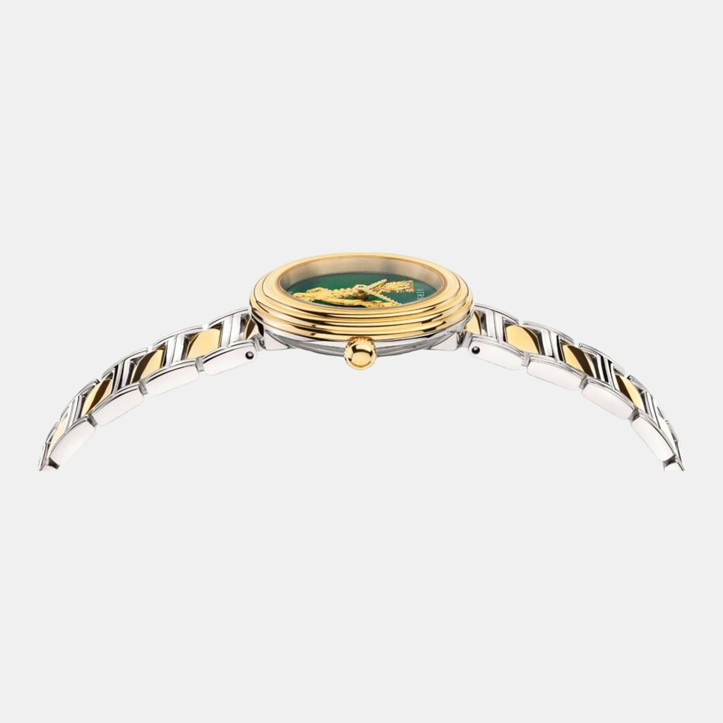 Versace Women Round Green watch