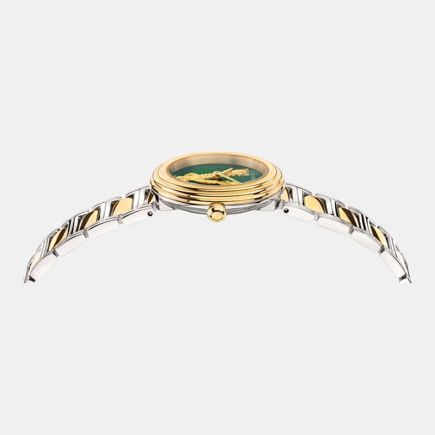 Versace Women Round Green watch