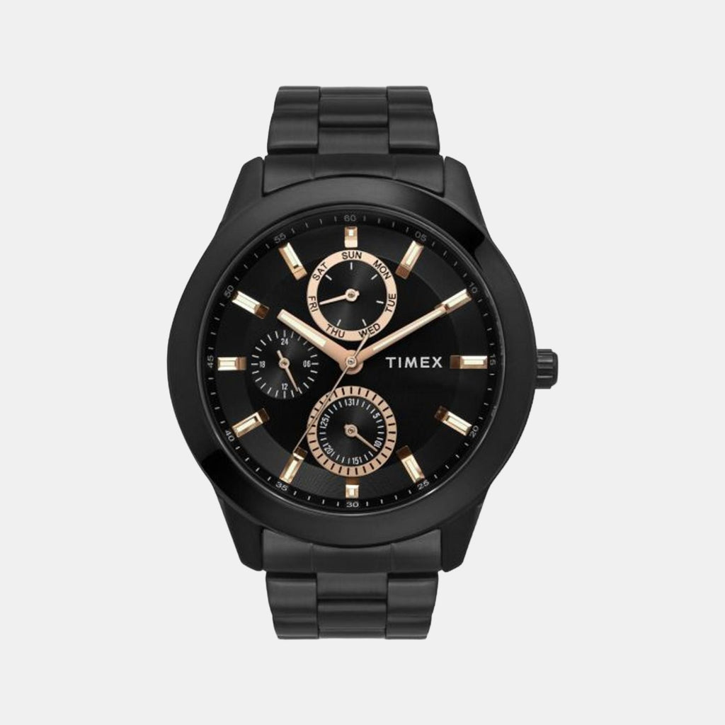 Timex Round Black Multi-Function watch