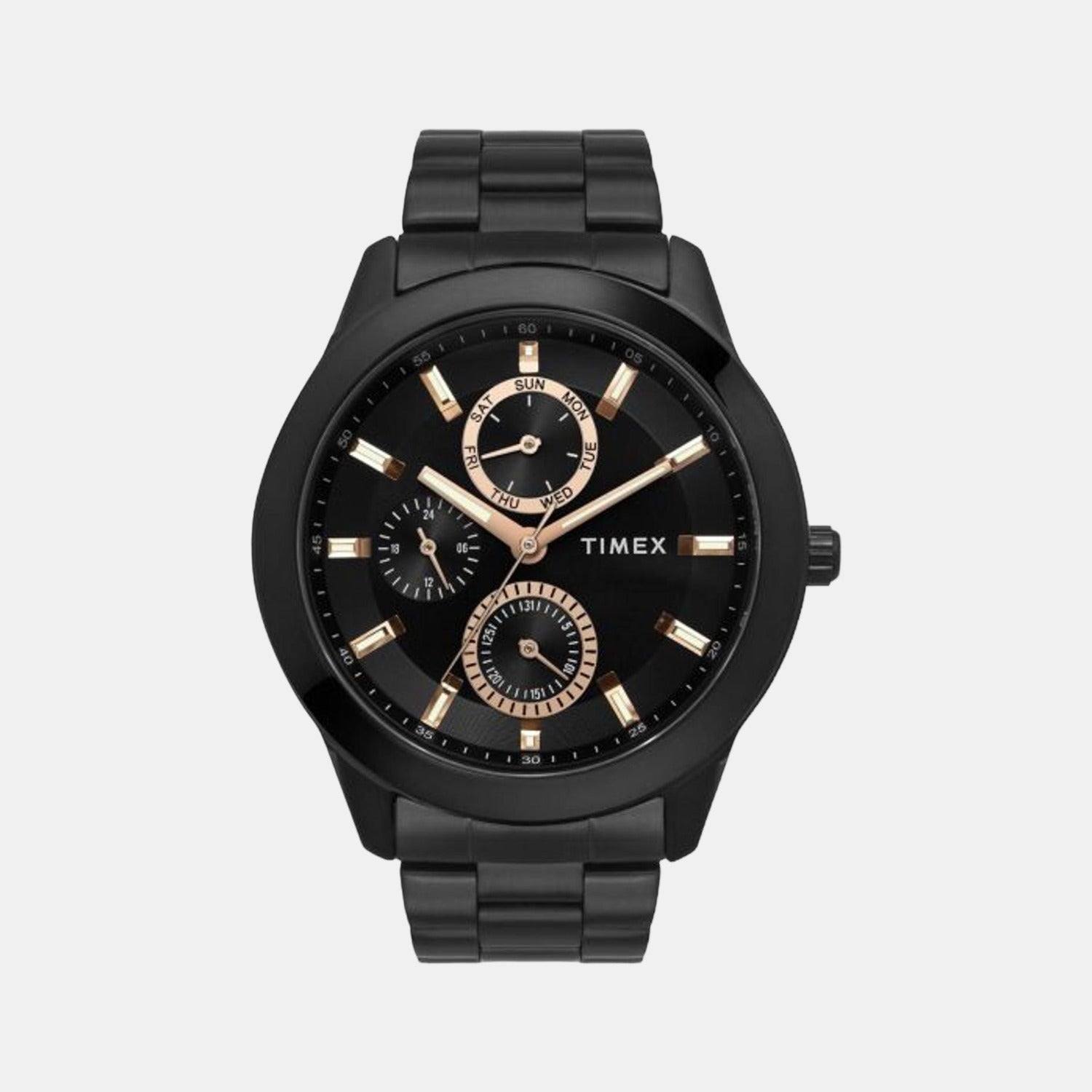 Timex Round Black Multi-Function watch