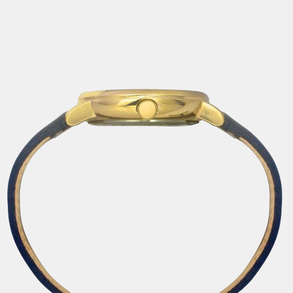 Fashion Men Quartz Blue Dial Chronograph Leather Watch TWEG20016