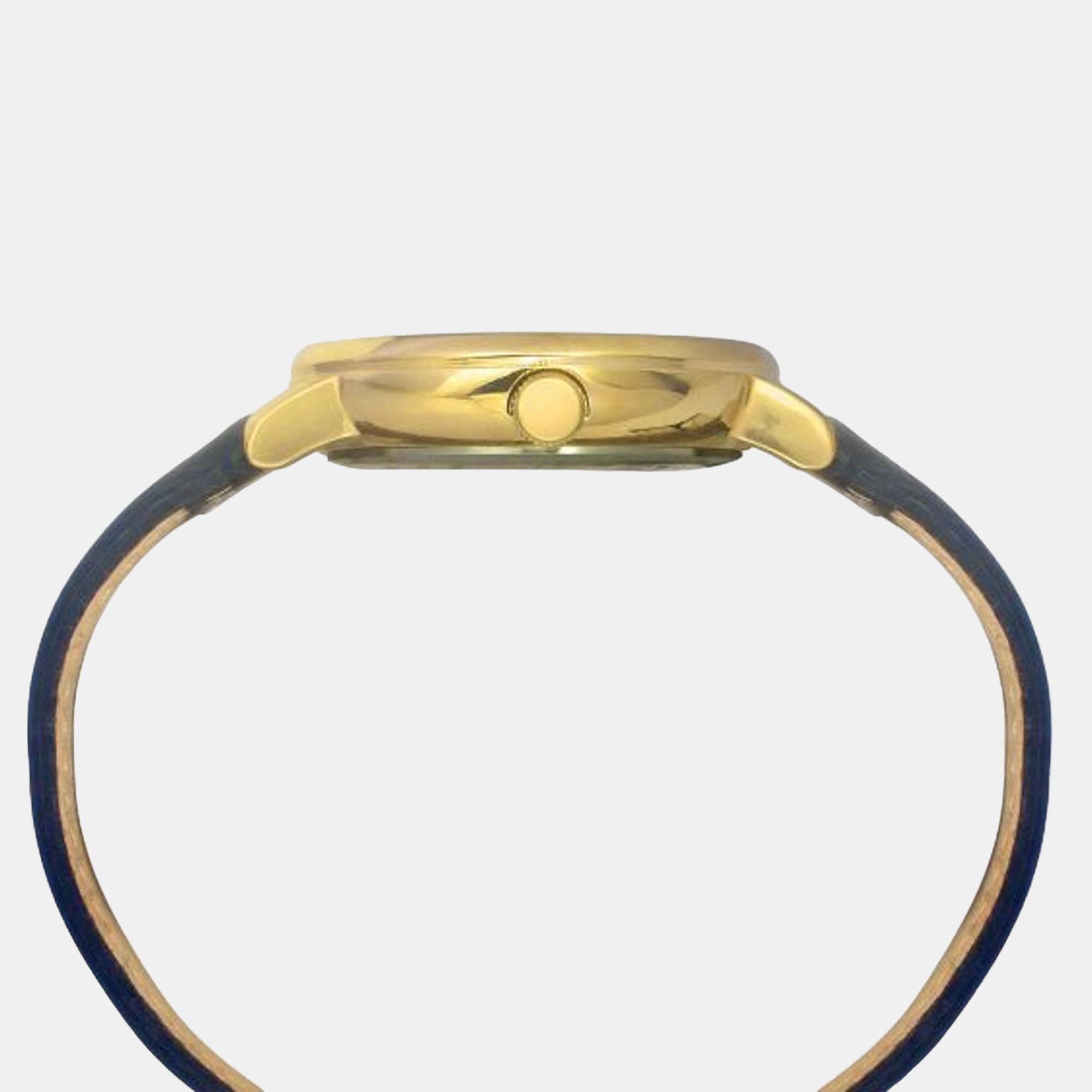 Fashion Men Quartz Blue Dial Chronograph Leather Watch TWEG20016