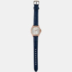 Sheen Women Quartz White Dial Analog Leather Watch SH204