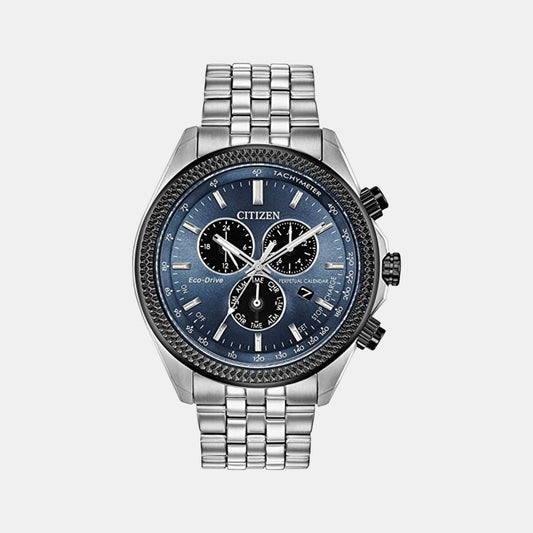 Male Blue Stainless Steel Chronograph Watch BL5568-54L