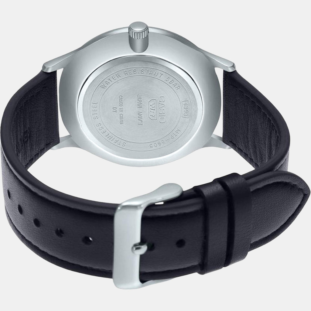 Enticer Men Quartz Red Dial Analog Leather Watch A2112