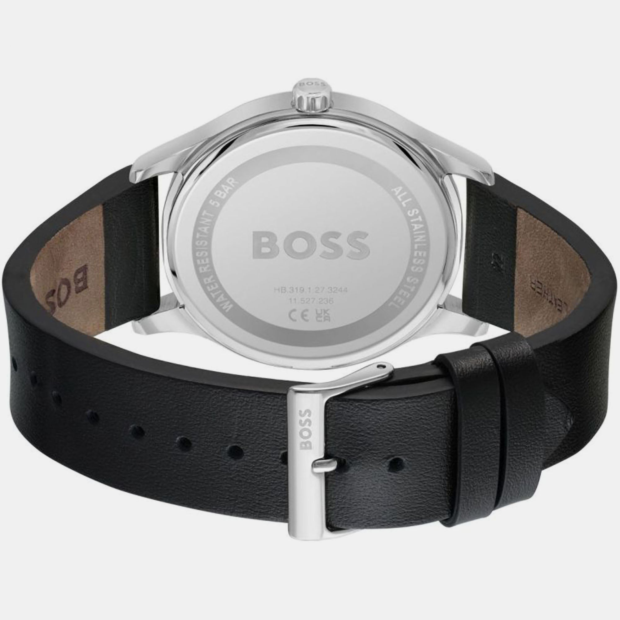 Boss Men Round Black watch