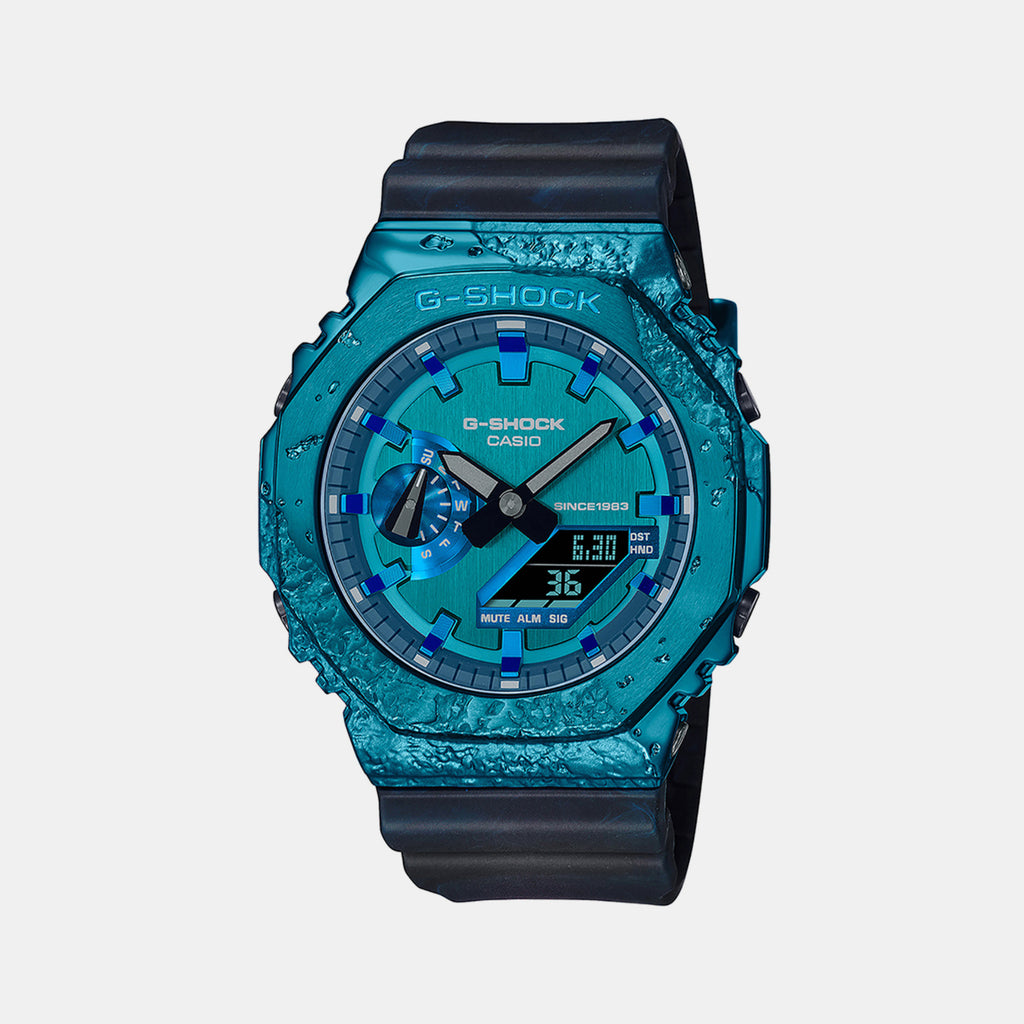 Casio Octagon Blue Analog-Digital watch