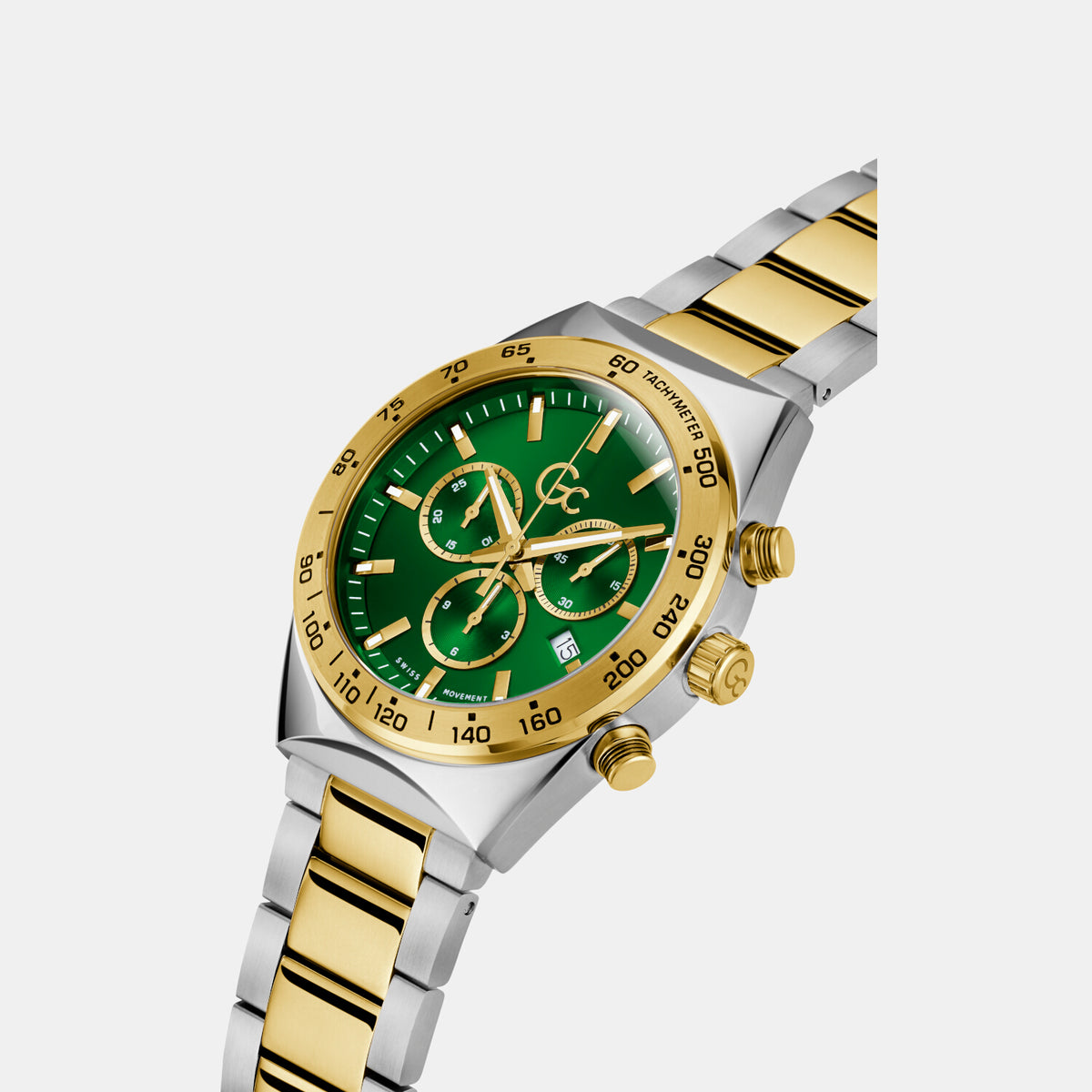 GC Men Round Green watch