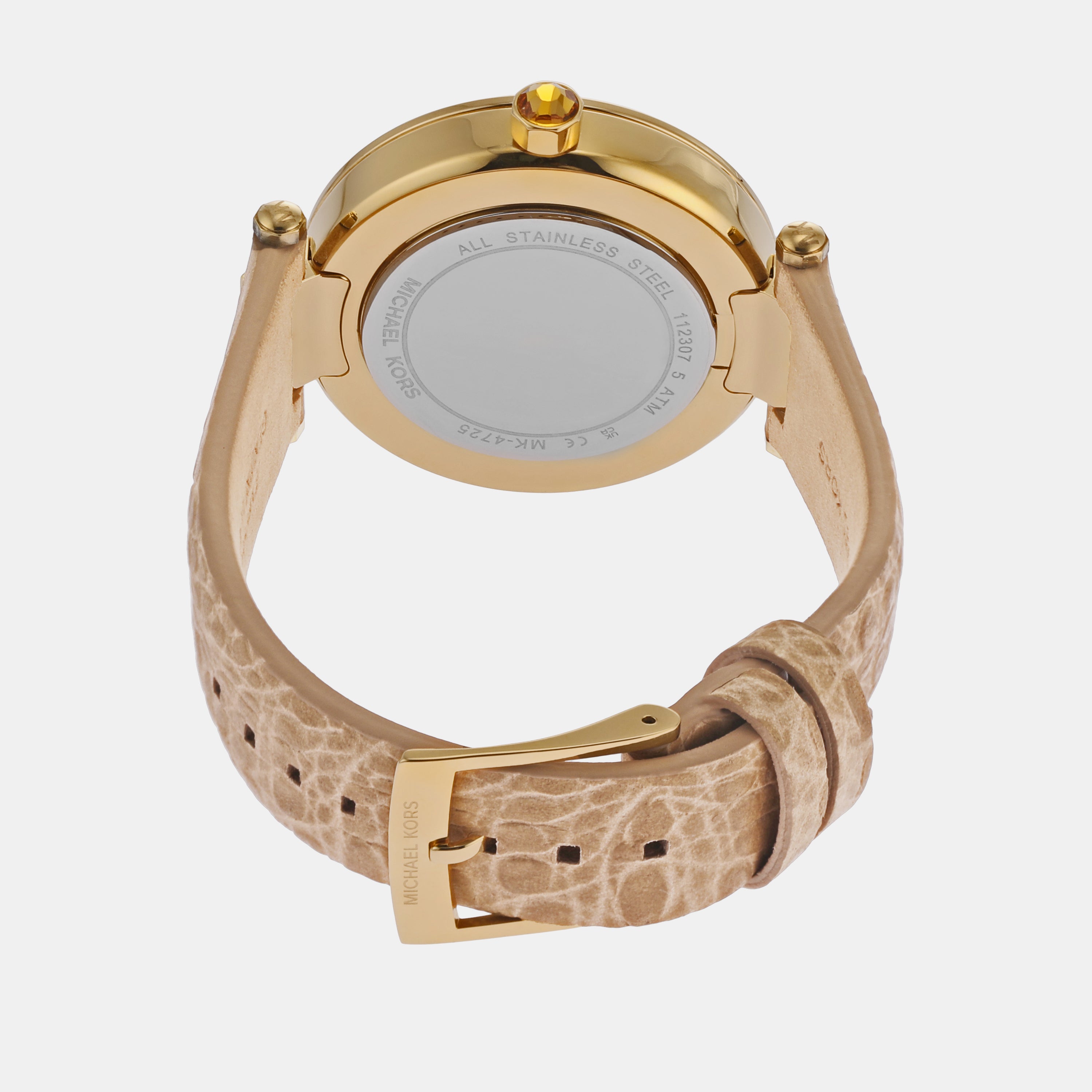 Michael Kors Leather Gold watch
