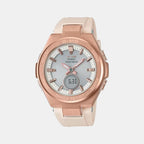 Casio Round Rose Gold Analog-Digital watch