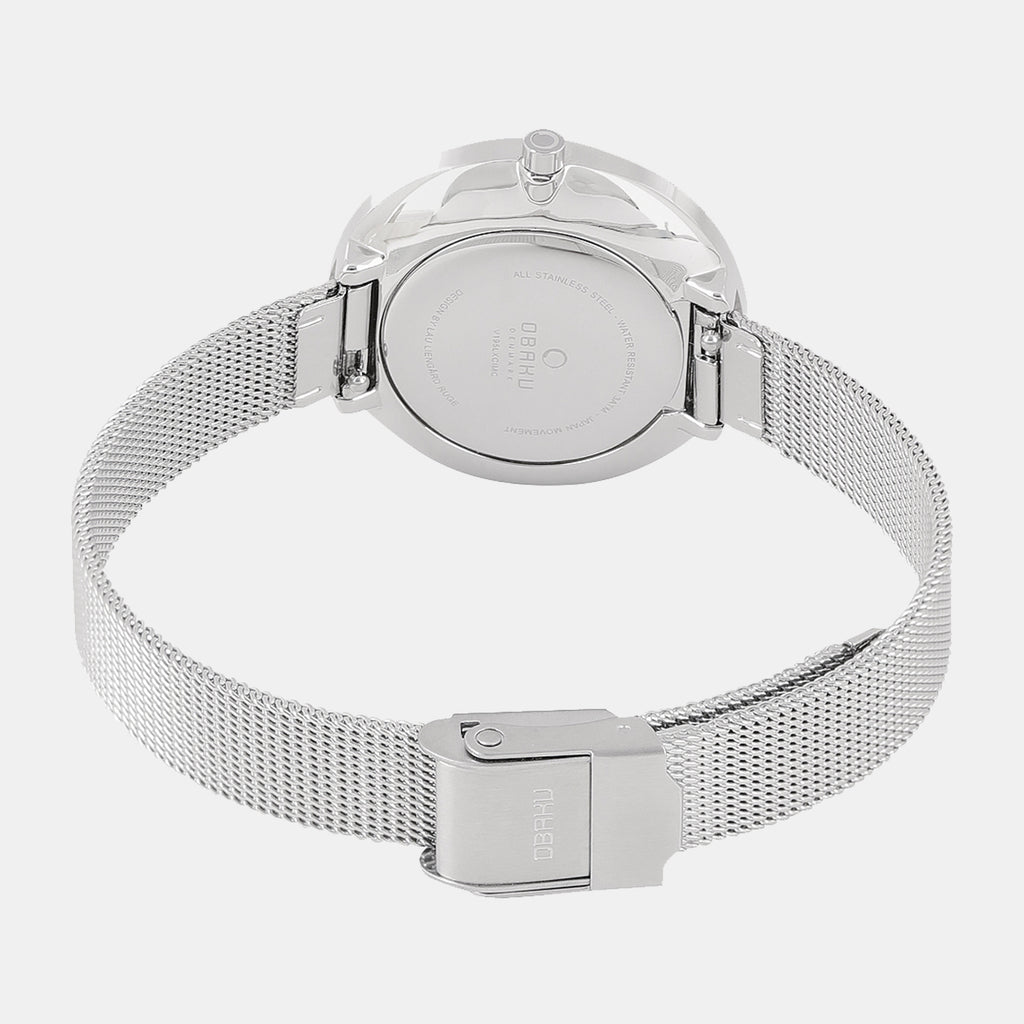 Obaku Round Quartz Analog Women watch