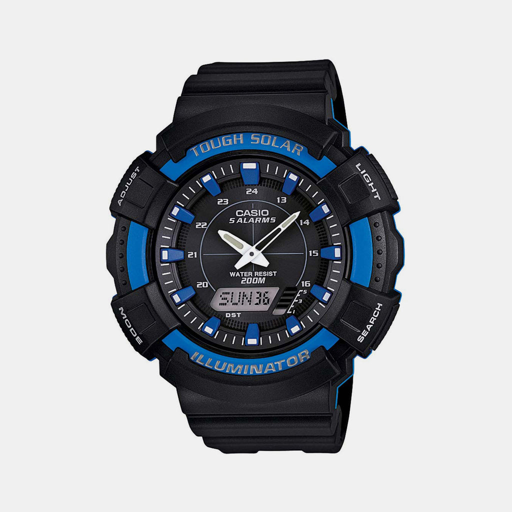 Casio Round Blue Analog-Digital watch