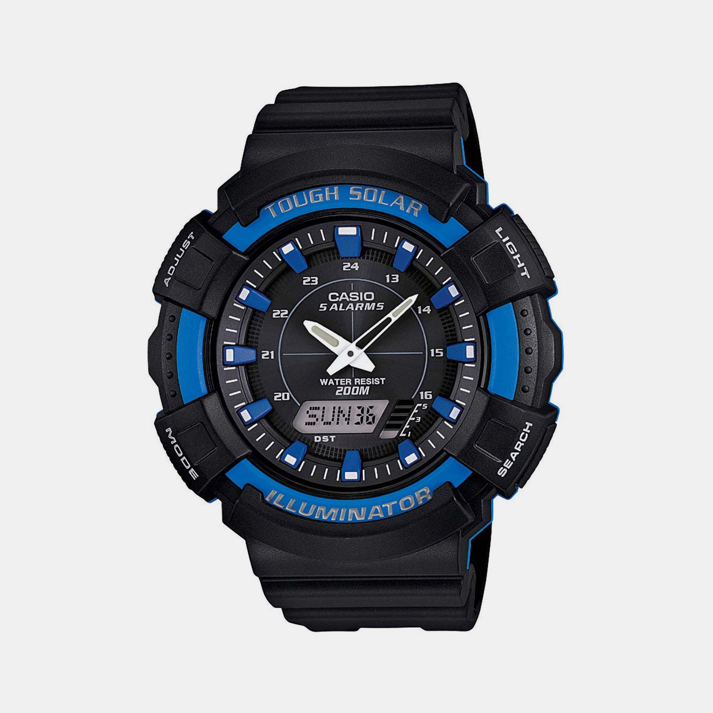 Youth Blue Male Analog-Digital Resin Watch AD187