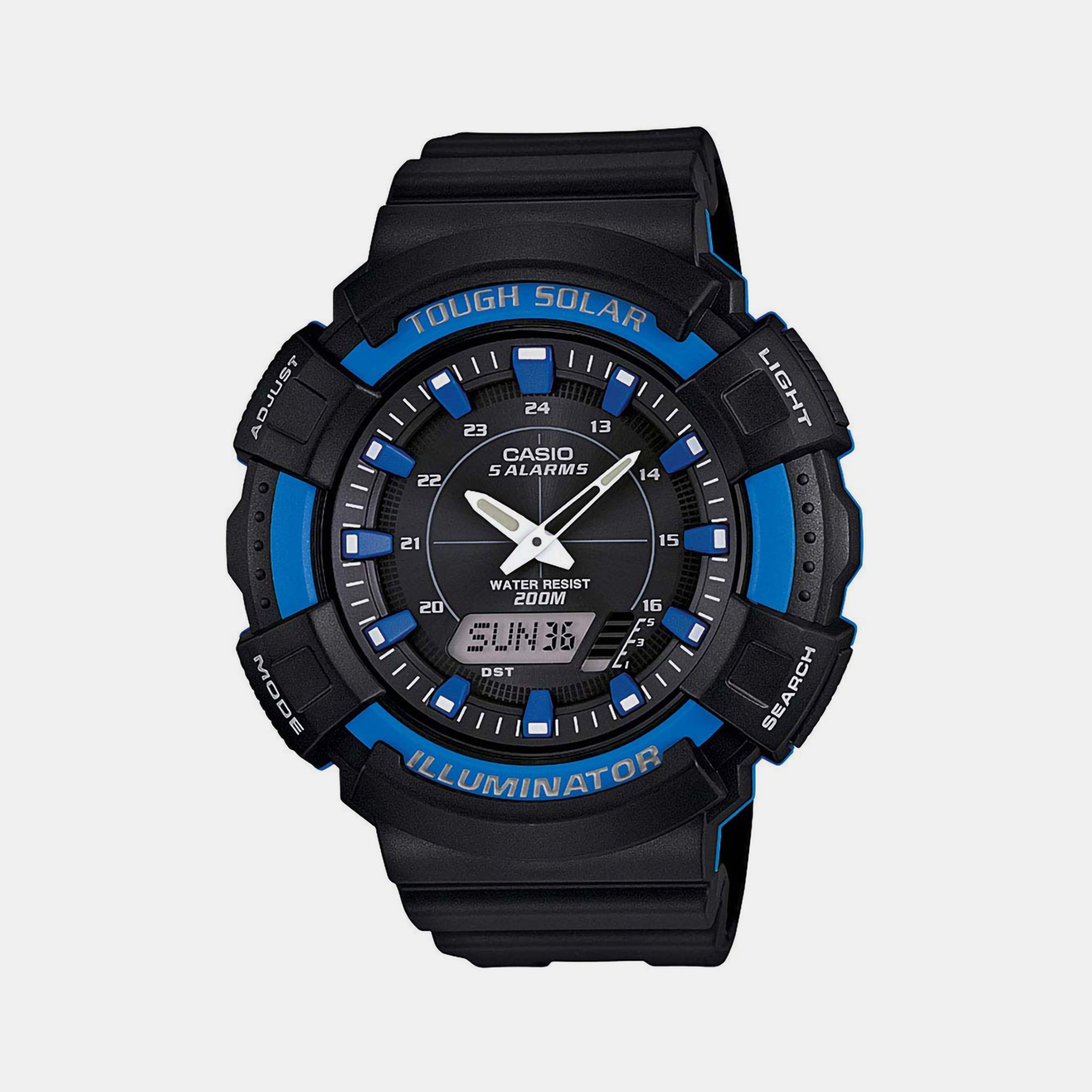 Casio Round Blue Analog-Digital watch